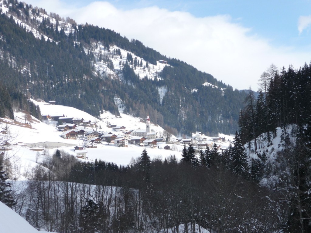 Obertilliach from West